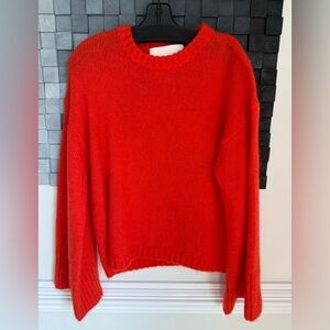By Malene Birger Vibrant Orange/RedCrew Neck Sweater